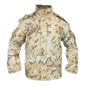 <b>Men's</b> Camouflage <b>Safari</b> Tactical <b>Jacket</b> Waterproof Stand Collar Regular Fit Polyester Outdoor Tactical Coat Autumn Wear - Product Image 2