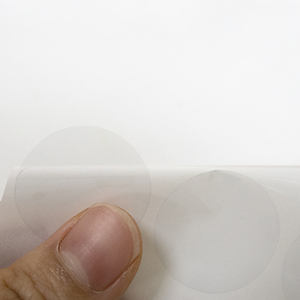 สติกเกอร์กาวใสกันน้ำ PP ขนาดเส้นผ่านศูนย์กลาง 1 นิ้ว สำหรับปิดผนึกกล่องของขวัญ ขนม พิซซ่า อาหาร และการจัดส่ง - Product Image 2