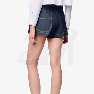 Shorts de Mezclilla para Mujer al por Mayor, Proveedor de Ropa de Mezclilla de Primera Calidad, Shorts de Mezclilla Casuales para Mujer, Algodón Suave - Product Image 5