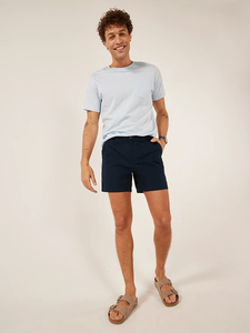 Shorts d'été légers en coton pour hommes, 100 % coton, décontractés, avec logo personnalisé, bas de tenue pour hommes - Product Image 5