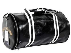 Versatile Men Workout Duffle Bag Durable Training Handbag with Adjustable Shoulder Strap and High Gloss Finish - Product Image 3