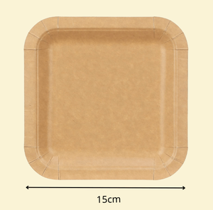 Commercial <b>Disposable</b> Dinner 15cm Paper <b>Plate</b> for Catering Foodservice Restaurant and Hotel Wholesale Manufacturer - Product Image 1