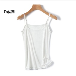 Servicio OEM, Camisola Personalizada para Mujer, 3 Colores Sólidos, Tela Ligera de Uso Regular, Estilo Sujetador sin Tirantes, 100% Fibra de Bambú - Product Image 3