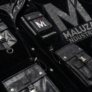 Chaqueta de Caza para Hombre, Resistente al Viento, Transpirable, con Diseño Estampado, Soft Shell con Correas Utilitarias en el Pecho, MALUZA INDUSTRIES - Product Image 4