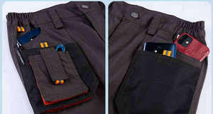 Pantalones de Trabajo de Seguridad con Múltiples Bolsillos, Pantalones de Trabajo Reflectantes de Alta Visibilidad para Hombre, Pantalones de Trabajo Personalizados de Alta Calidad - Product Image 5