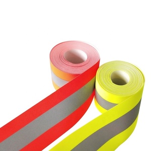 Ruban de sécurité réfléchissant en coton haute visibilité, ignifuge, rétro-réfléchissant, tissu FR pour uniforme de pompier - Product Image 4