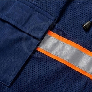 Pantalon de jogging robuste et imperméable, conforme à la norme ANSI Classe 2, avec logo personnalisé, idéal pour le travail industriel en extérieur - Product Image 5