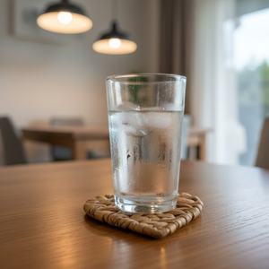 Posavasos de Corazón de Jacinto de Agua Tejidos a Mano Estilo Rústico, Resistentes al Calor, para Protección de Mesa, de Vietnam - Product Image 2
