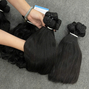 ผมเวียดนามแท้สีดำธรรมชาติแบบลอน ขายดีอันดับต้นๆ พร้อมส่ง ไม่หลุดร่วง ไม่พันกัน เรียงเส้นอย่างดี - Product Image 4