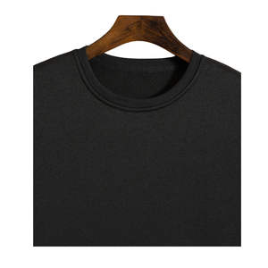เสื้อสเวตเตอร์คอลูกเรือผ้าฝ้ายแบบสวมหัว, เสื้อแฟชั่นสตรีทแวร์ผ้าคอตตอนขนาดใหญ่พิเศษสำหรับผู้ชาย - Product Image 3
