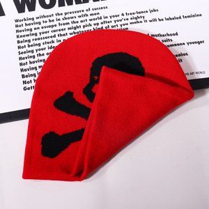 SPARKWELL INDUSTRY Unisex <b>Knit</b> Beanie Hat with <b>Animal</b> <b>Pattern</b> 100% Acrylic Y2K Style Outdoor Adult 58-60CM - Product Image 3