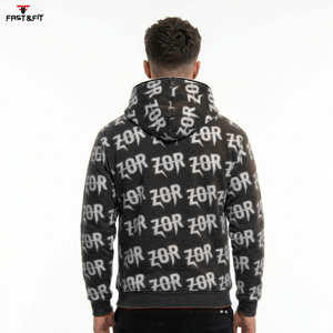Sudaderas con capucha impresas de calidad profesional para hombre, sudaderas de algodón de secado rápido, personalizadas. - Product Image 2