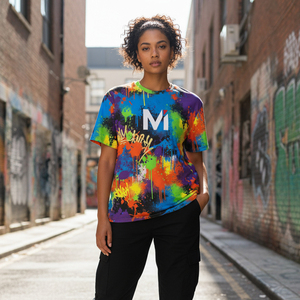 เสื้อยืดทรงคลาสสิค บ็อกซี่ฟิต ผู้ชาย ผ้าคอตตอนหนา ทรงหลวมไหล่ตก สตรีทแวร์ เรียบง่าย ไม่มีลาย แบรนด์เสื้อผ้าสั่งทำได้ - Product Image 6