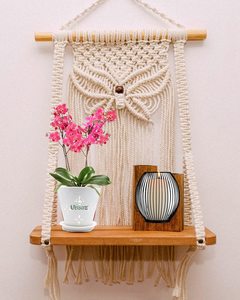 Tapiz de Pared de Macramé Bohemio Indio de Algodón Tejido a Mano, Ideal para Dormitorio, Pasillo, Habitaciones Infantiles y Juveniles, para Toda Ocasión - Product Image 1