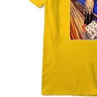 T-shirt pour homme de qualité supérieure, impression numérique, logo/couleurs personnalisés, anti-rides, respirant, polyester/coton, manches courtes, toile