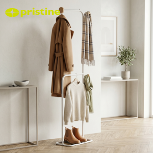 Modern Iron Coat Rack with 3 Hooks Freestanding Minimalist Design for Living Room Bedroom Entryway Home Furniture - Product Image 5
