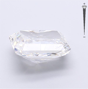 Diamant de laboratoire certifié IGI 3,13 CT taille Radiant couleur D clarté VVS1 775619798 ROYAL GEMS pour la fabrication de bijoux - Product Image 2