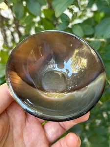 Real natural cattle/ox/yak horn Vikings Horn,home decor horn bowl Shaving <b>Soap</b> Bowl Handcrafted Unique Design gift - Product Image 6