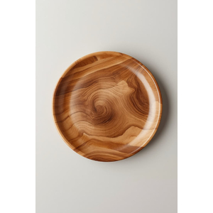 Platos de madera ecológicos para servir comida, bandeja formal para mesa de comedor, para servir aperitivos y bocadillos, suministro al por mayor para mesa. - Product Image 6