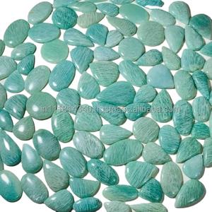 Listo para vender, amazonita Natural cabujón de alta calidad, piedras preciosas sueltas de cristal de Rubí, pedido mínimo, 100 Uds., joyería de luz óptica - Product Image 3