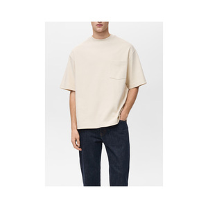 Fabricant de t-shirts surdimensionnés en gros, t-shirts en coton épais, streetwear, tee-shirts vierges, fournisseur OEM ODM - Product Image 3