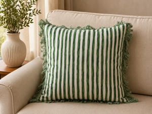 Housse de coussin design 100% lin |   Housse de coussin décorative imprimée moderne pour la décoration de la maison - Product Image 5