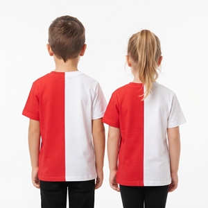 T-shirts décontractés à col rond pour enfants unisexes, noir et blanc, deux couleurs, manches courtes, pour garçons et filles, vêtements décontractés, fabricant en gros - Product Image 6