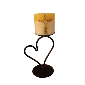 Heart Shape Metal Candle Holder Decorative Double Tea Light Stand for Wedding and Home Decor - Product Image 3