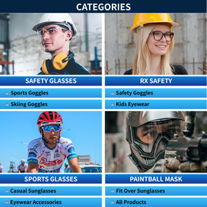 Borjye J171 protege el polvo novedad gafas de seguridad - Product Image 3