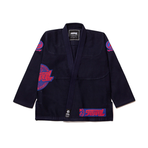 Kimono de Jiu-Jitsu Brasileño Shoyorol Americana Competitor Azul Marino Premium, Kimono de Artes Marciales Shoyorol, Conjunto de Kimono para Jiu-Jitsu, Superventas - Product Image 1