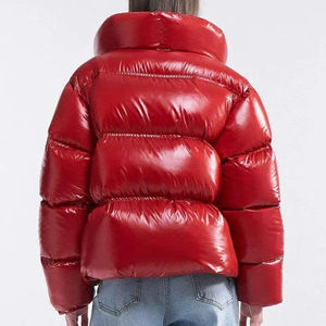 Veste matelassée à capuche pour femme Edoor Wears, style streetwear, avec isolation en duvet de 250g-300g, manteau d'hiver chaud avec fermeture éclair - Product Image 5