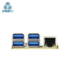 DEBIX 사용자 정의 마더 보드 세트 CPU 프로세서 콤보 키트 온보드 CPU i.MX 8M 플러스 1.8GHz 산업용 단일 마더 보드