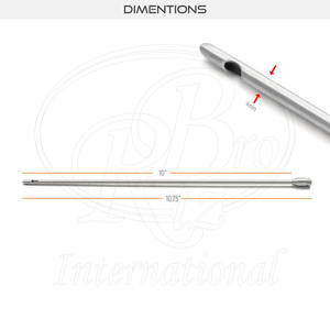 สายสวนผสมเทียมสุนัขแบบล็อค Luer ใช้ซ้ำได้ พร้อมช่องด้านข้าง ขนาด 10 นิ้ว อุปกรณ์สัตวแพทย์อื่นๆ - Product Image 4