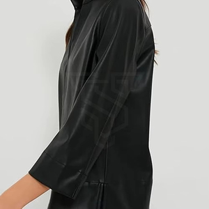Haut en cuir personnalisé de haute qualité, style décontracté, dernière tendance, service OEM - Product Image 2