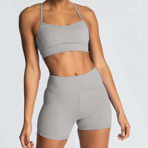 Customized Printing Logo Most Demanding Product Solid Color Unique Product <b>Exercise</b> Wear Women's Sets 2 Piece Set Women - Product Image 3