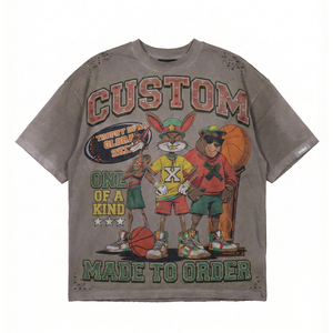 Camiseta Personalizada para Hombre, Talla Grande, Manga Corta, 100% Algodón, Impresión por Transferencia de Calor Ecológica, Personalización Completa, Suave - Product Image 5