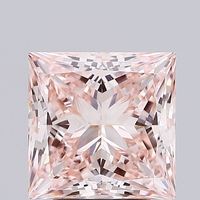 Diamante Cultivado en Laboratorio de Corte Princesa, Color Rosa Intenso Fantasía, 3.60 ct, VS1, Corte Excelente, Certificado IGI, D & D DIAMONDS EC102418