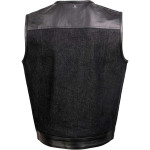 Men's <b>Leather</b> <b>Vest</b> Adults Custom Wholesale OEM ODM Motorcycle Jacket Sleeveless Biker Vintage Casual Outerwear - Product Image 4