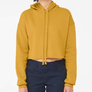 Sudadera con Capucha para Mujer, 100% Algodón, Ecológica, Transpirable, Estilo Urbano, Diseño Forrado, Color Sólido, Manga Larga - Product Image 3