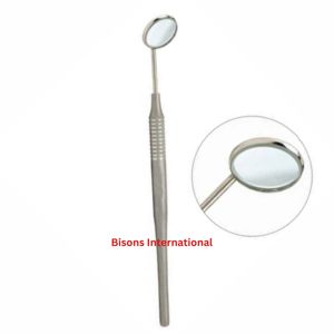 กระจกตรวจฟันแบบมีด้ามจับ ยี่ห้อ BISONS ป้องกันฝ้า ผลิตจากสแตนเลส อุปกรณ์ทันตกรรม - Product Image 2