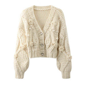 Cardigan pour femme, boutonné devant, en tricot, décontracté, à porter au quotidien, mode, cardigan pour femme EN SOLDE - Product Image 1