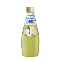 Lait de Coco au Chocolat au Goût Délicieux JbFresh 290ML en Bouteille en Verre Boisson au Lait de Coco du Vietnam avec Nata De Coco Boisson Saine