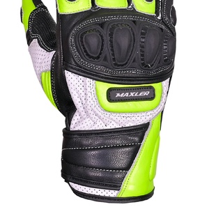 Gants de moto en cuir pour sports motorisés, course, compatibles écran tactile, pour hommes et femmes, noirs, prix de gros - Product Image 6