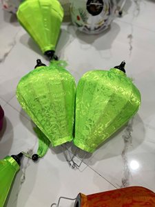 Hoi An Lantern Jacquard Fabric Luxury Pattern Colorful for Wedding Home Decorate Vietnam Bamboo Lantern Elegant Style - Product Image 5