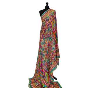Handmade Silk Mirror <b>Shawls</b> Traditional Fashion Scarves & Hijabs Set Ethnic Wedding Party Wear Traditional <b>Women</b> Wholesale Set's - Product Image 1
