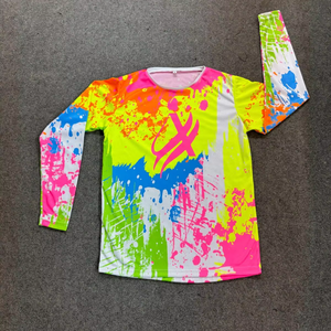 Traje de Motocross Personalizado de Talla Grande, Resistente al Viento, de Manga Larga, con Estampado por Sublimación, Transpirable, Tejido 100% Poliéster - Product Image 1