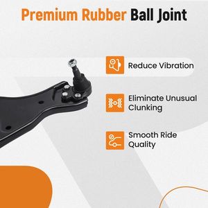 Bracci di Controllo Inferiori Anteriori in Alluminio, Barra Stabilizzatrice e Tirante per GMC Acadia Sierra Avalanche 2007-2015, Dimensioni OEM, Posizione Posteriore - Product Image 6