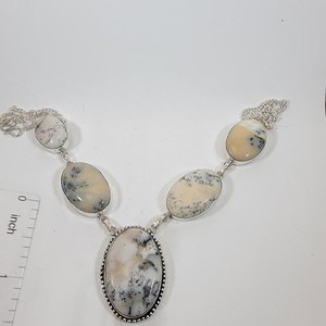 Elegante Colgante de Ágata Dendrítica Dorada Vintage Hecho a Mano con Engaste de Plata de Ley 925, Joyería de Piedras Preciosas para Compromiso, Regalo para Ella - Product Image 5