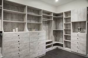 JY Muebles Multiusos Gran Almacenamiento Puerta Corredera Europea Acabado de Melamina Dormitorio Armario Organizador - Product Image 6