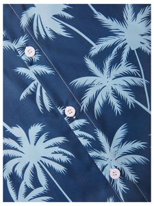 Ensemble de plage pour homme, chemise à manches courtes imprimée et short assorti, tenue décontractée estivale colorée, ensemble deux pièces pour homme - Product Image 5